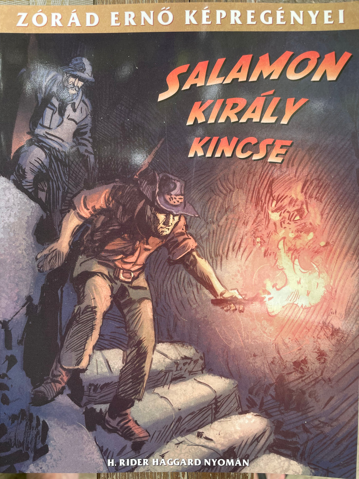 Salamon király kincse - képregény (fekete-fehér)