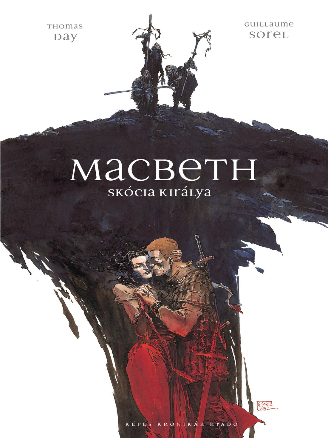 Macbeth, Skócia királya – a magyar nyelvű képregény borítója
