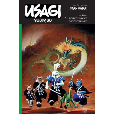 Usagi Yojimbo  1-4 rész. A ronin, Szamuráj, A vándor útja, A sárkányüvöltés összesküvés ( fekete-fehér)